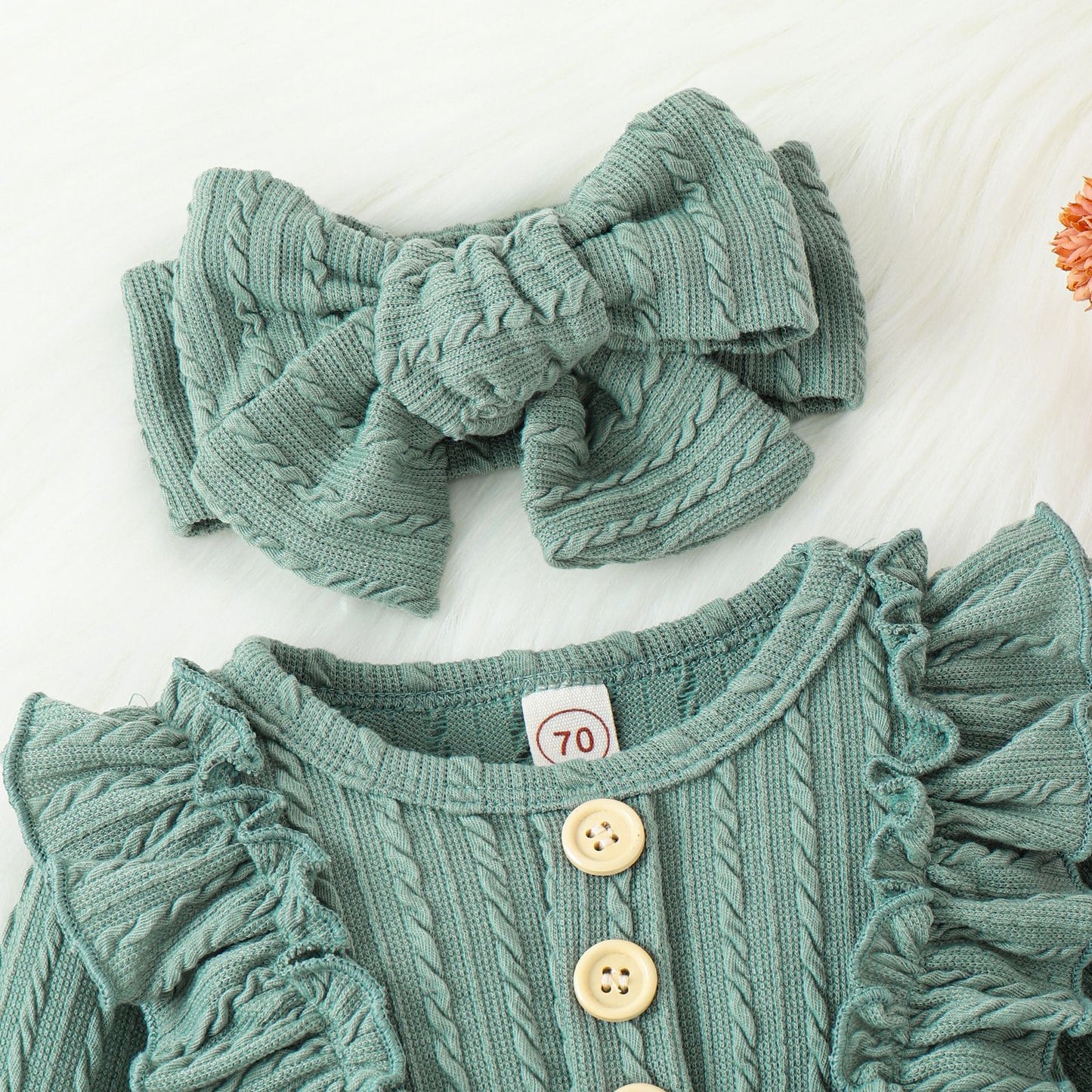 Girls' Minimalist Long Sleeved Jumpsuit