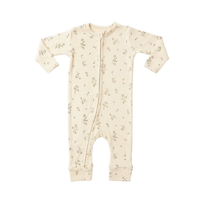 European And American Baby Jumpsuit Cotton Long Sleeve Butt Wrap Clothes