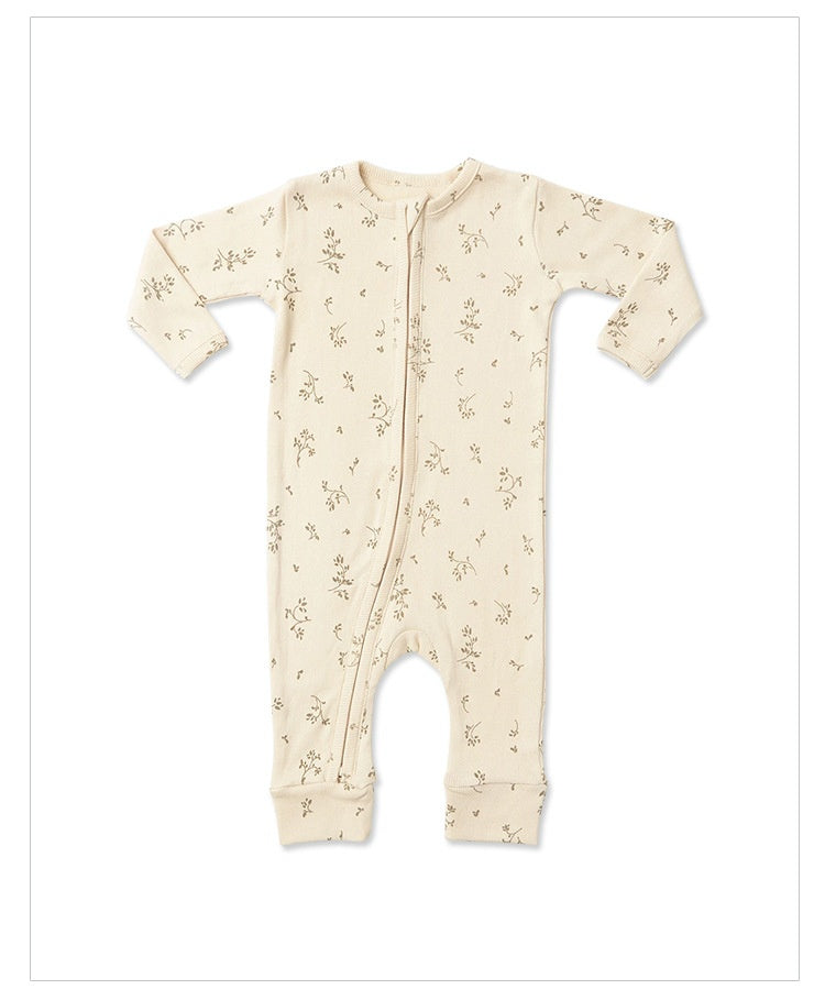 European And American Baby Jumpsuit Cotton Long Sleeve Butt Wrap Clothes