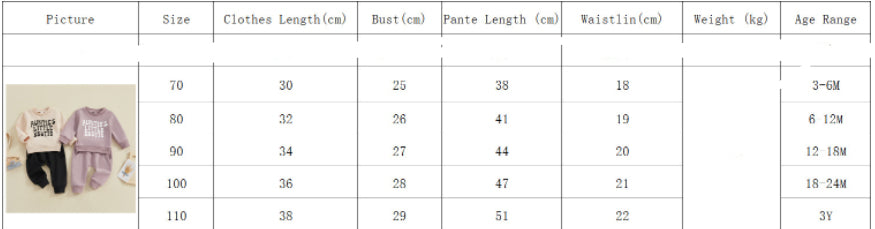 Floral Print Long Sleeve Pullover Skinny Trousers Two-piece Children's Clothing