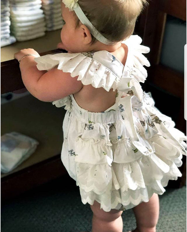 Baby Romper Deer Print Jumpsuit