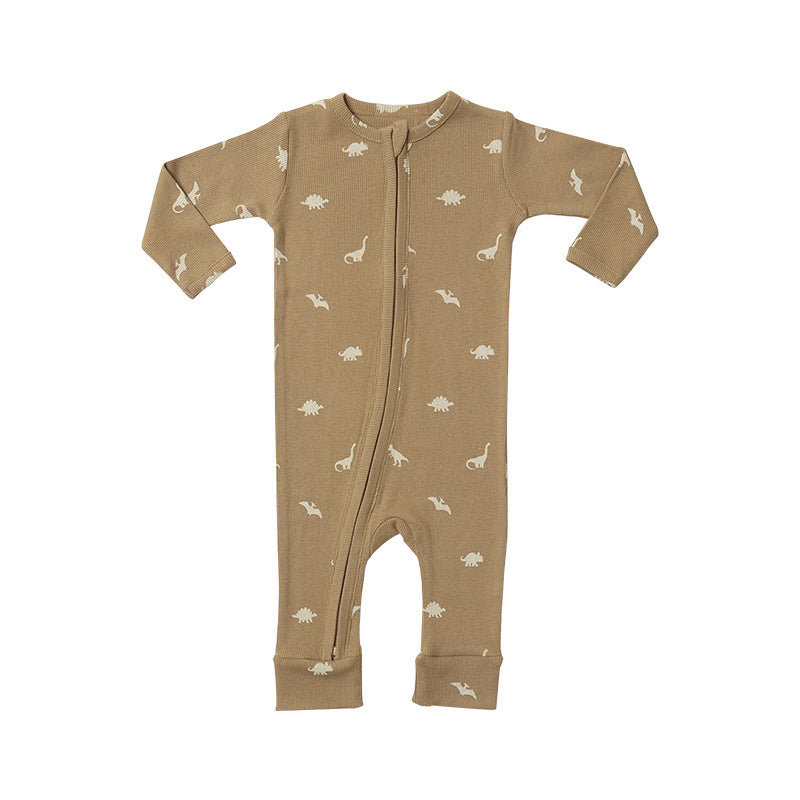 European And American Baby Jumpsuit Cotton Long Sleeve Butt Wrap Clothes