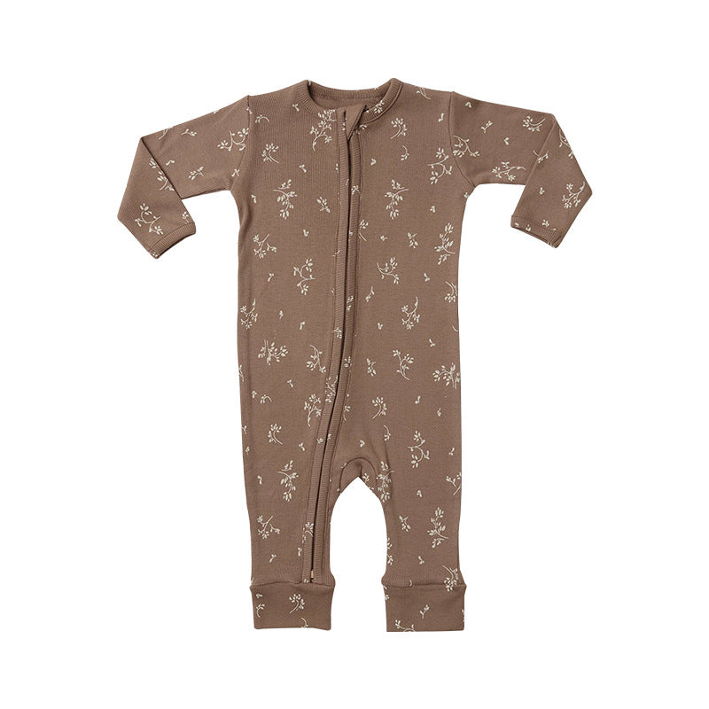 European And American Baby Jumpsuit Cotton Long Sleeve Butt Wrap Clothes